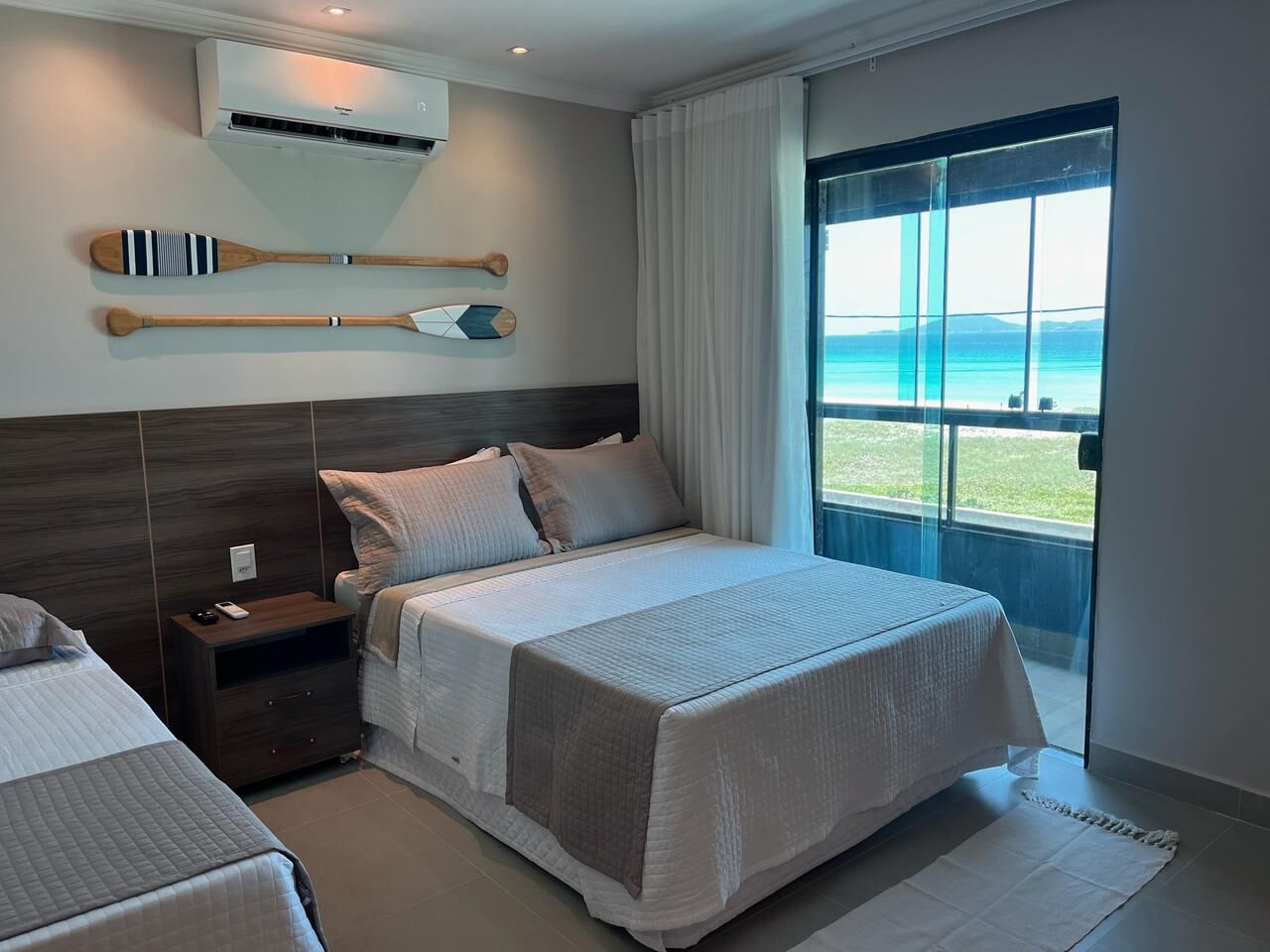 Quarto com vista para o mar